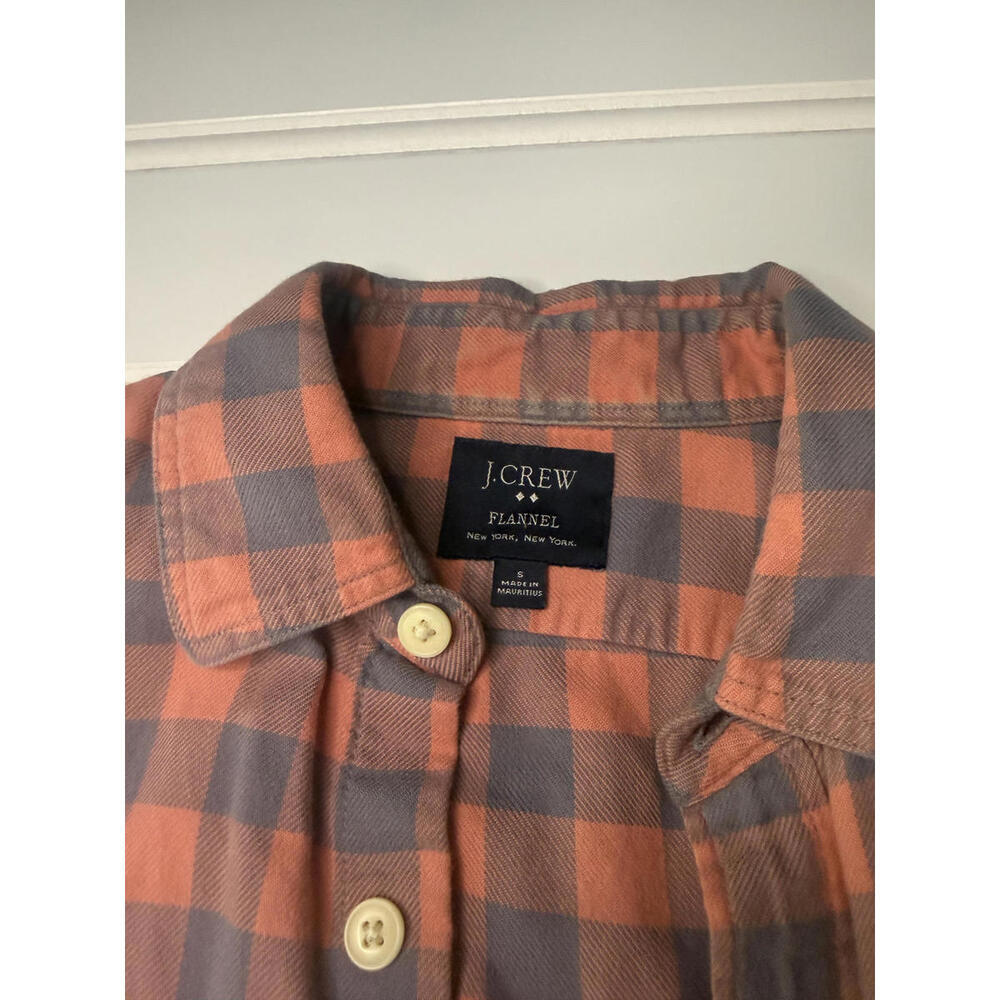 J.Crew Flannel Button-Up Shirt Sz S